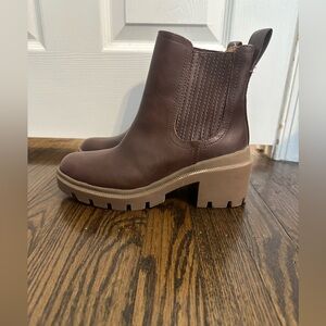 Universal Thread Dark Brown Ankle Booties